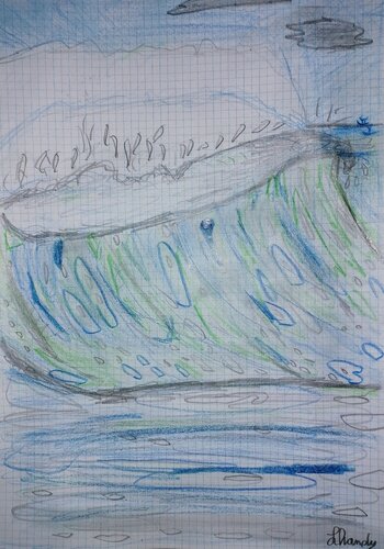 Fragment of the Deep (Study) by Lhandy, 소묘 for Sale on Singulart
