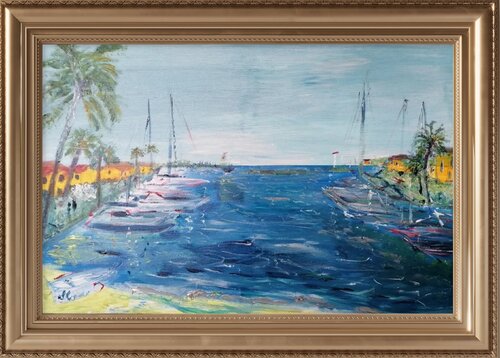 Harbor Breeze van Lhandy, Schilderij te koop op Singulart