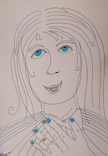"Wanna Marry Me?" van Lhandy, Tekening te koop op Singulart