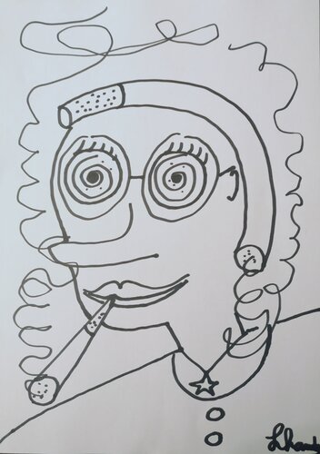 Oblivion van Lhandy, Tekening te koop op Singulart