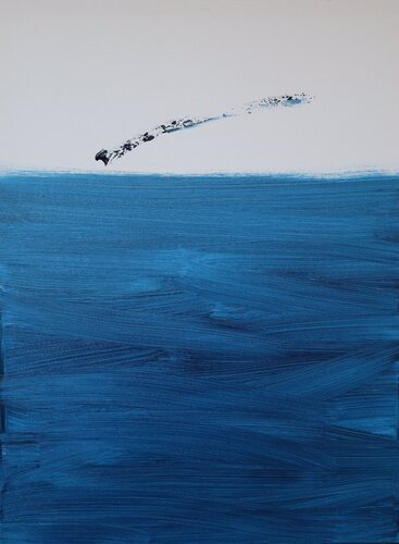 Infinite Blue par Lhandy, Peinture en vente sur Singulart