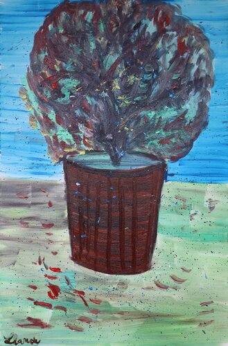 Crazy Flowers by Lhandy, Painting for Sale on Singulart