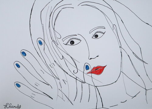 Diva by Lhandy, Drawing for Sale on Singulart