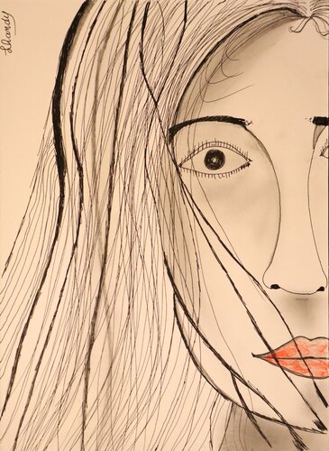 She still loves you by Lhandy, Drawing for Sale on Singulart