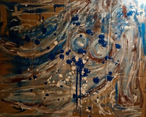 Regnat - Abstract Expressionism by Lhandy, Painting for Sale on Singulart