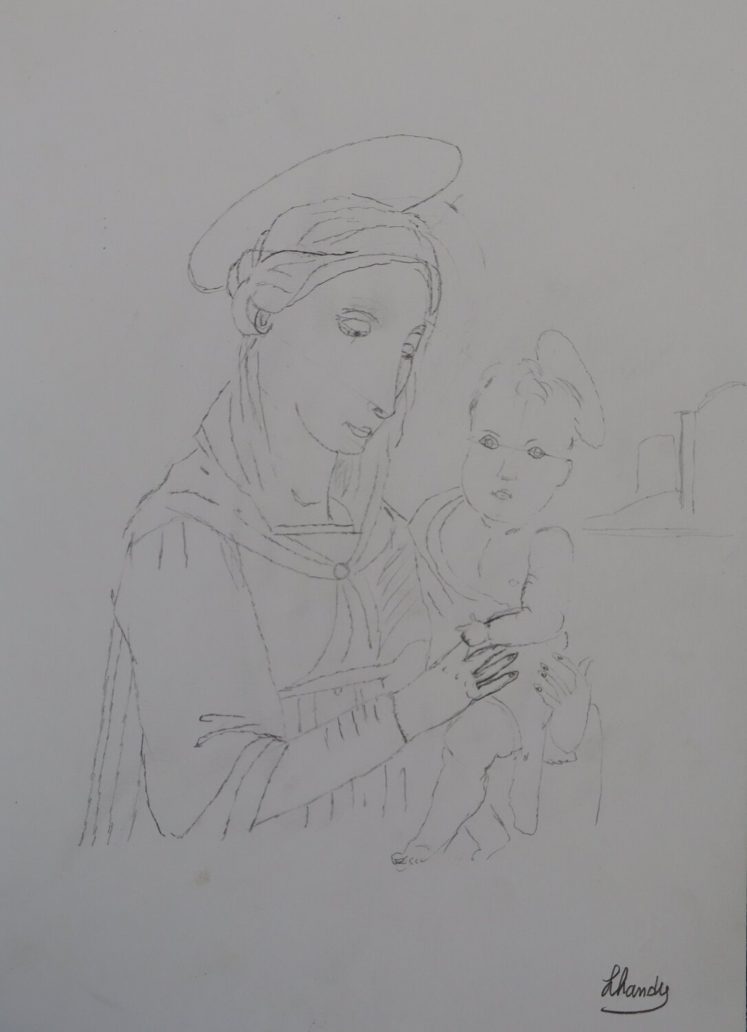 Madonna and Child Lhandy