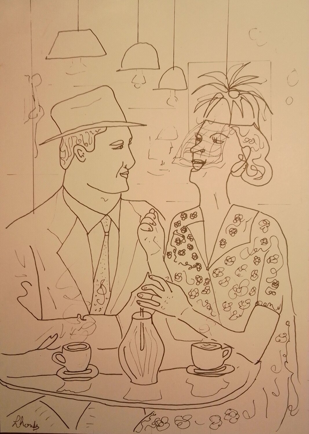A cup of joy in the 40s Lhandy