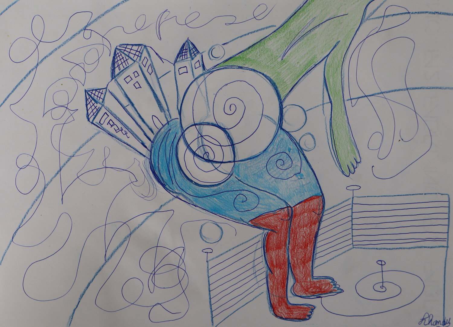 The weight of modernity Lhandy