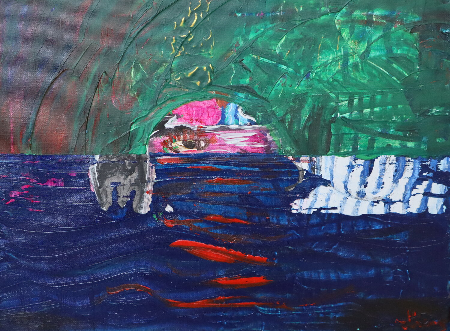 The Sun’s Inner Eye Lhandy Original painting for sale