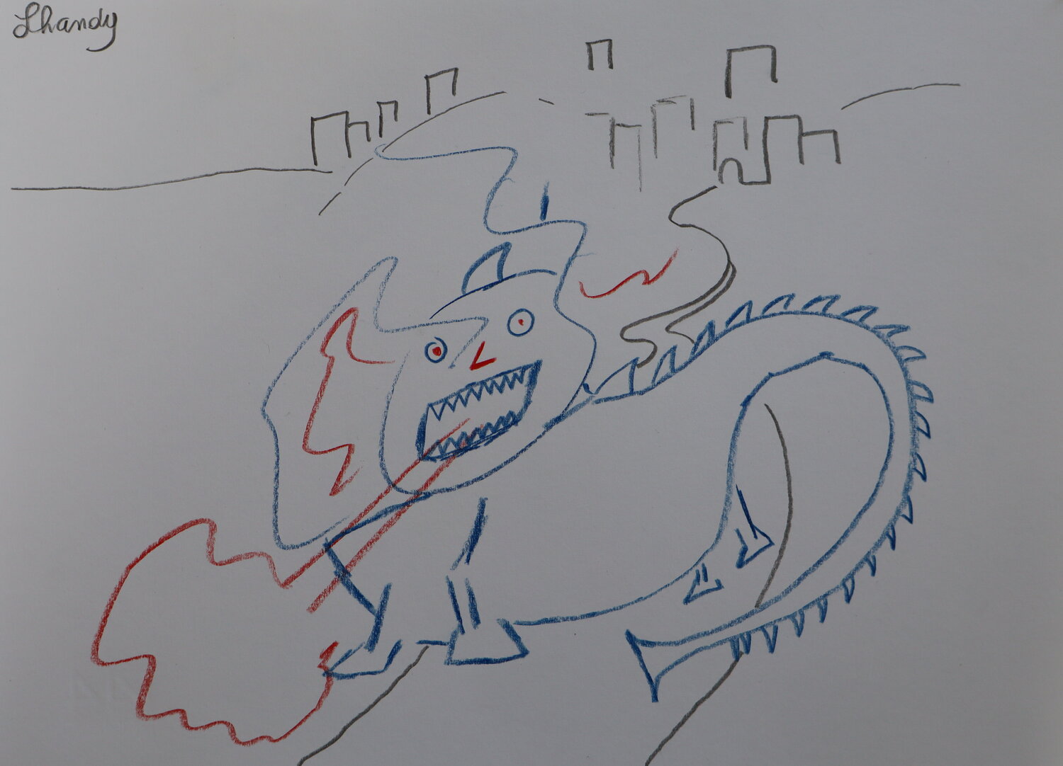 Pop Art Dragon Lhandy