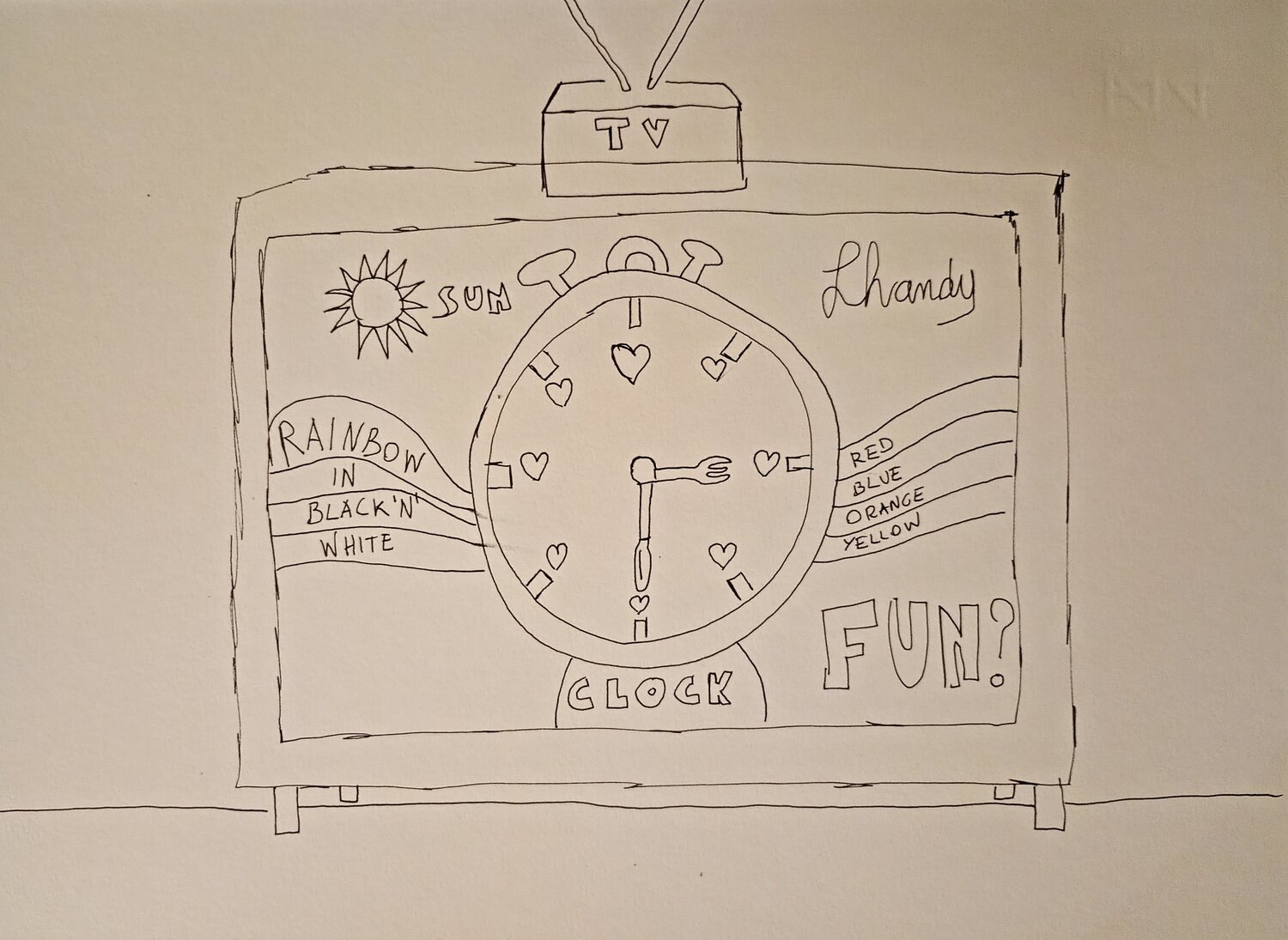 Clockloverainbow Lhandy Drawing for sale