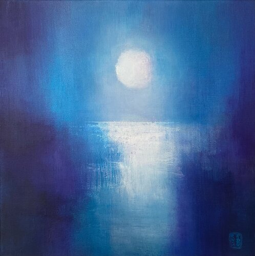 „Clair de Lune“ von Sabina Bogus, Malerei kaufen auf Singulart