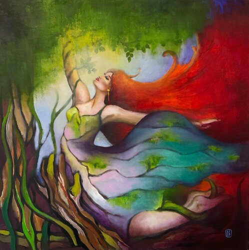 „Sacre” by Sabina Bogus, Painting for Sale on Singulart