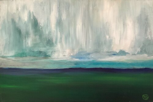 „Nuages II“ de Sabina Bogus, Pintura a la venta en Singulart