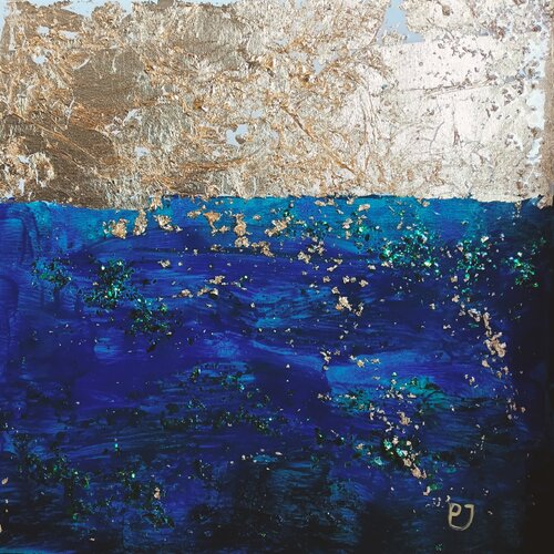 Ethereal blue. by Joanna Pyrskala, Painting for Sale on Singulart