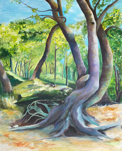 Ruhe in mir par Frauke Delatron, Peinture en vente sur Singulart
