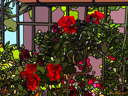 Fiori del mio balcone by Andrea Giuseppe FADINI, Work on Paper for Sale on Singulart