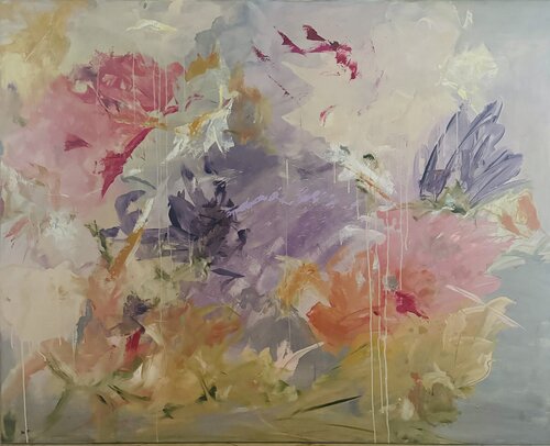 Pastel Petals von magdél wyser, Malerei kaufen auf Singulart