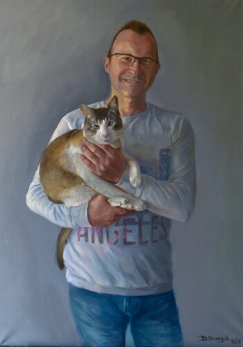 Mi amigo di Daniel Benages Aranda, Pittura in vendita su Singulart