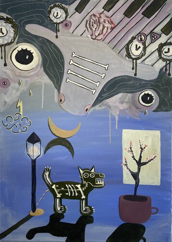 Blues von Stella Mierendorff, Malerei kaufen auf Singulart