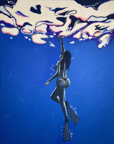 Take a Breath van Stella Mierendorff, Schilderij te koop op Singulart