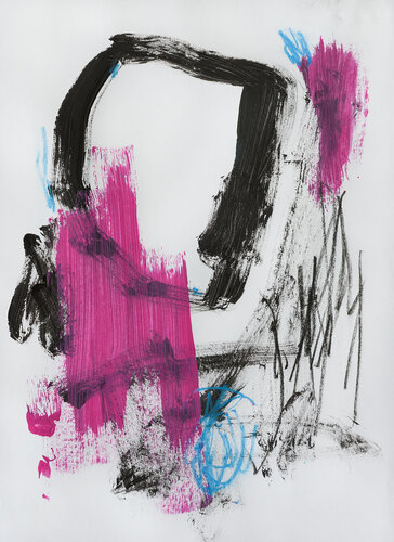 Soft Rebellion I van Jennifer Vahlbruch, Werk op papier te koop op Singulart