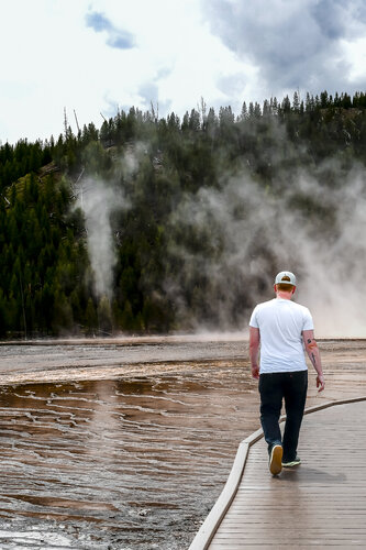 Le souffle de la terre "Yellowstone park" di Florent KOPP, Fotografia in vendita su Singulart