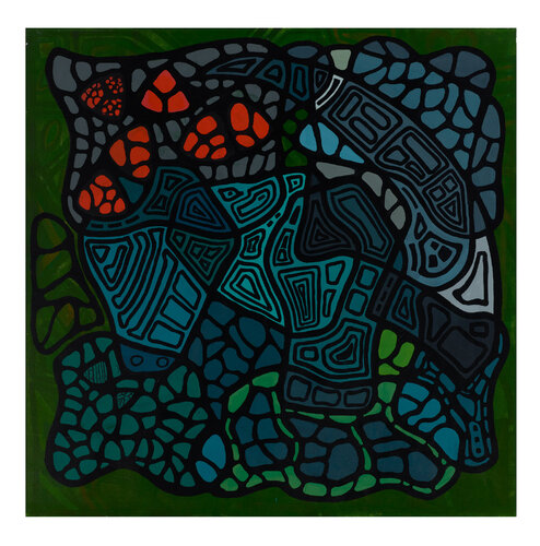 Whispering Terrain van Pedram Bohluli, Schilderij te koop op Singulart