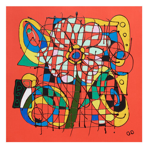 Lattice Bloom van Pedram Bohluli, Schilderij te koop op Singulart