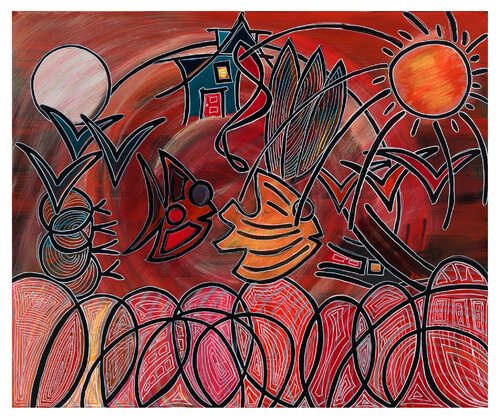 Silent Equinox de Pedram Bohluli, Pintura a la venta en Singulart