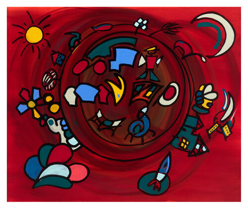Eternal Cycle van Pedram Bohluli, Schilderij te koop op Singulart