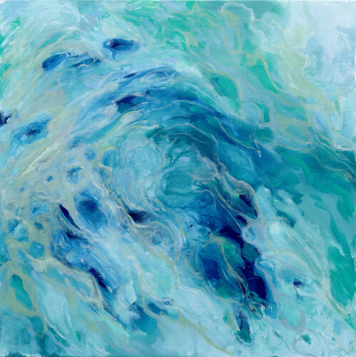 I take my Surfboard von Anna Reber, Malerei kaufen auf Singulart