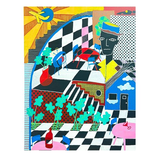 O Malandro van Ike Ferreira, Schilderij te koop op Singulart