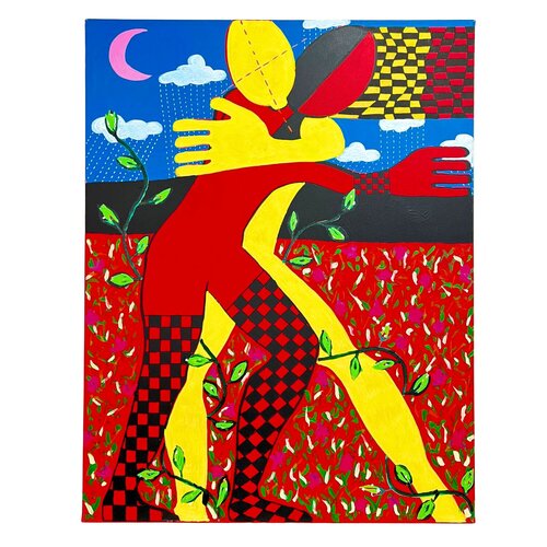 Dançando na Chuva by Ike Ferreira, Painting for Sale on Singulart