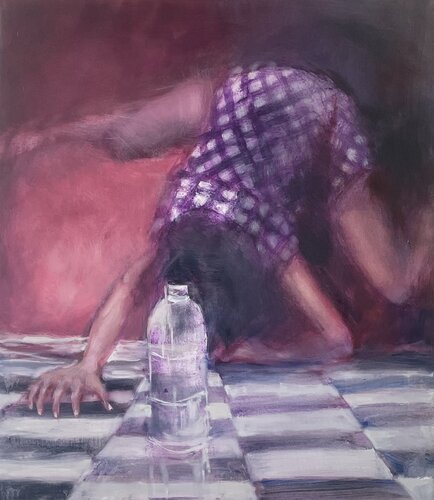 Ordinary Absurd (grasping) di Gillian Holding, Pittura in vendita su Singulart