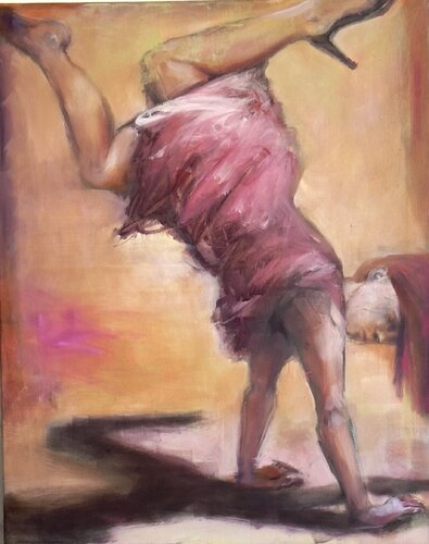 Poised for Success de Gillian Holding, Pintura a la venta en Singulart