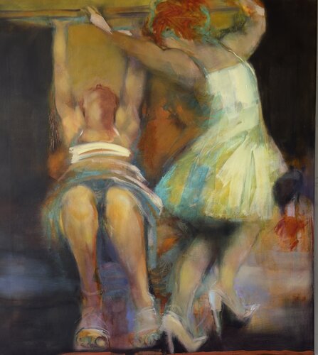 Held in passing de Gillian Holding, Pintura a la venta en Singulart