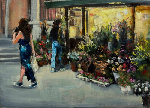 Flowers in Venice von Valentina Radice, Malerei kaufen auf Singulart
