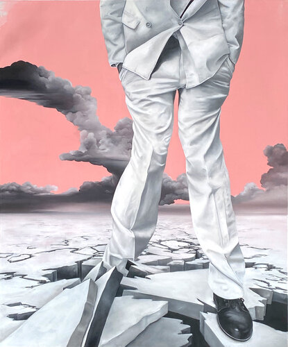 noch ist rosa di Ina Kohlschovsky, Pittura in vendita su Singulart