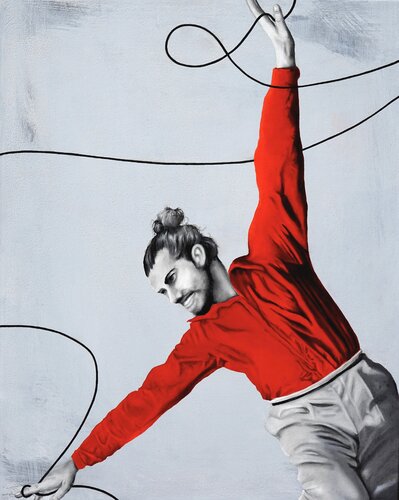 aber hallo de Ina Kohlschovsky, Pintura a la venta en Singulart