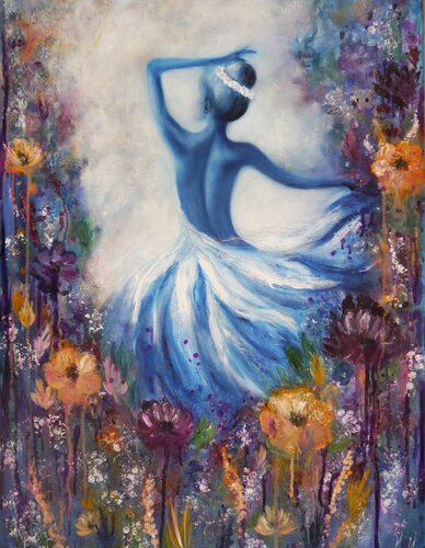 Ballerina by Marta Morgen, 油畫 for Sale on Singulart