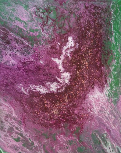 Blühende Flieder by Marta Morgen, Painting for Sale on Singulart