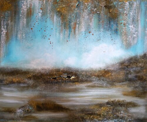 Goldland by Marta Morgen, 絵画 for Sale on Singulart