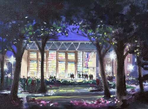 264. Jepson Center/ Telfair Art Museum von Frank Gorman, Malerei kaufen auf Singulart