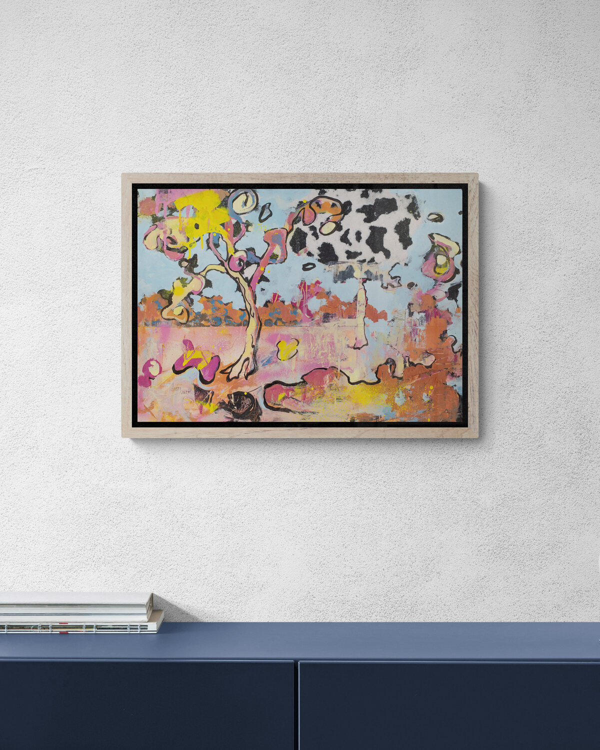 【メルカリ限定出品】TERUMA 現代アート 原画★53×53cm／24720 メルカリ限定出品】TERUMA 現代アート 原画☆53×53cm／24720