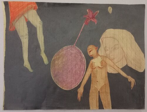 Ambition with a lack of greatness by Leonor Vaz, Drawing for Sale on Singulart