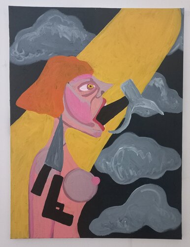 For the cause van Leonor Vaz, Schilderij te koop op Singulart