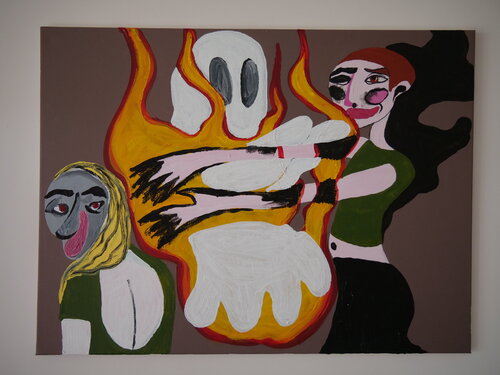 My Darling, look at you! (I love you) par Leonor Vaz, Peinture en vente sur Singulart