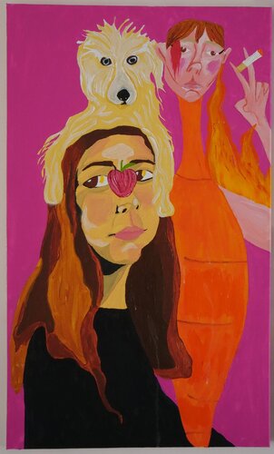 Selfishness doesn't make a difference to me par Leonor Vaz, Peinture en vente sur Singulart
