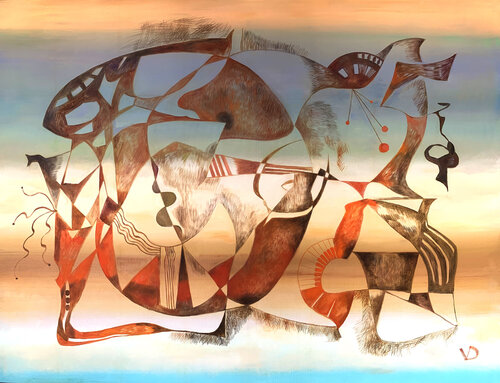 A Preliminarily Space van Dina Volkova, Schilderij te koop op Singulart
